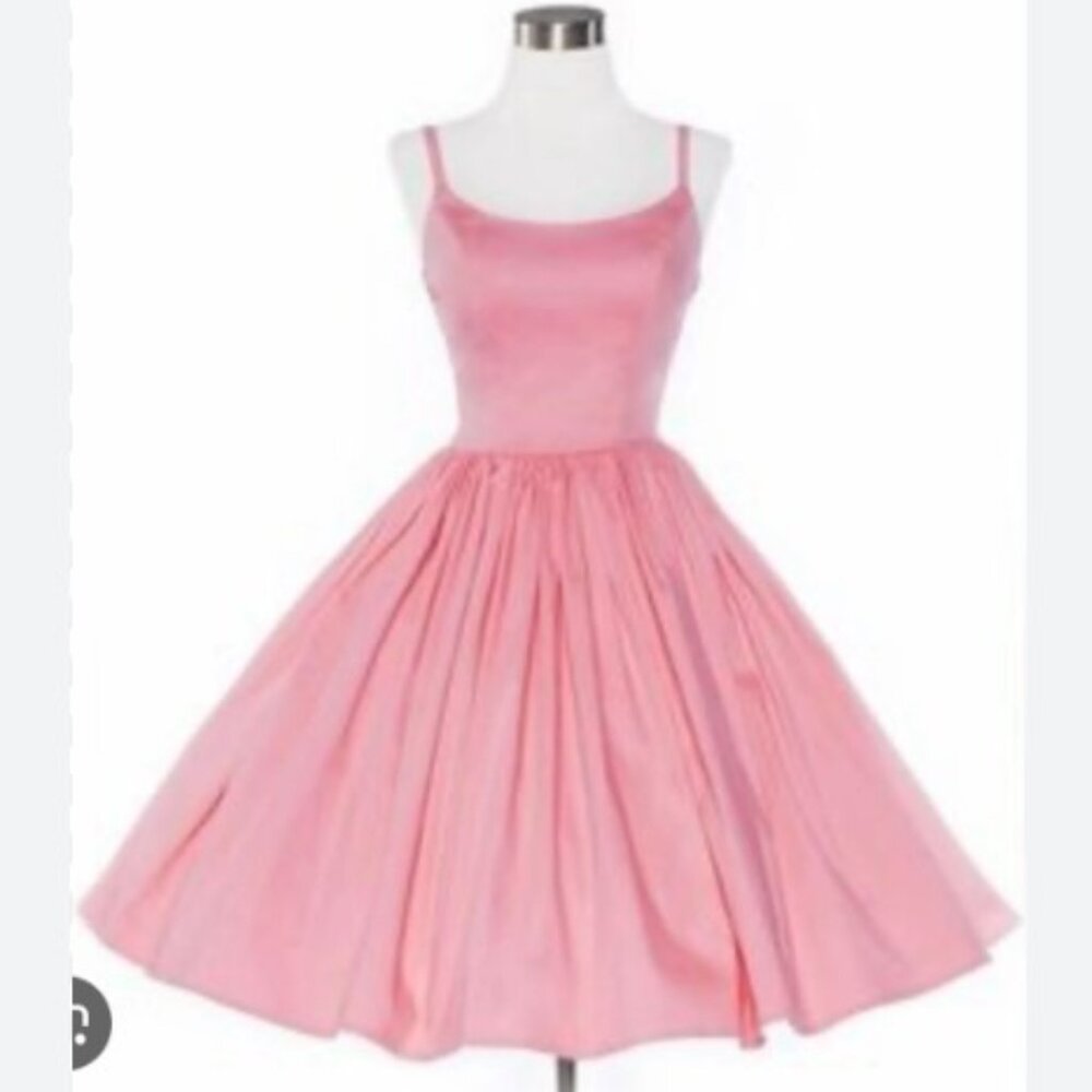 Pin Up Girl Couture Medium JENNY dress Pink Retro Pinup 1950s Vintage Rockabilly